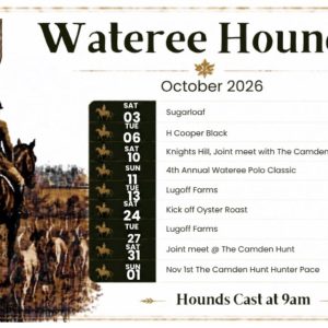 Oct 2026 Fixture Card